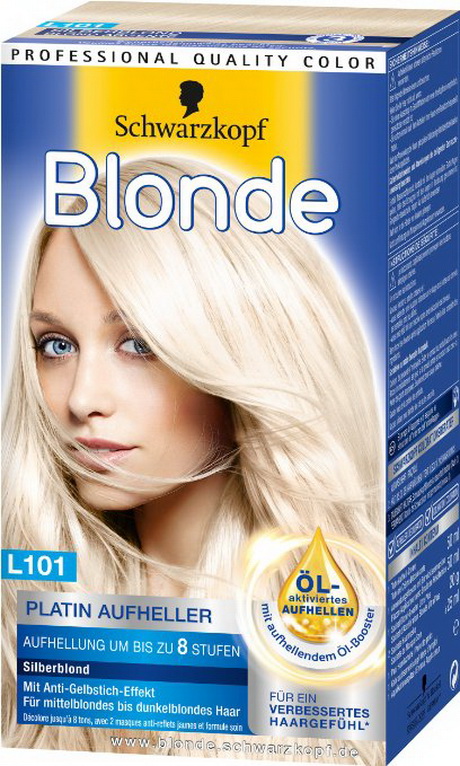 Mit blondierung blondierwäsche drogerie Wie Blondierung