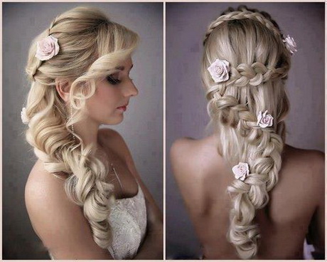 Flechtfrisur für lange haare