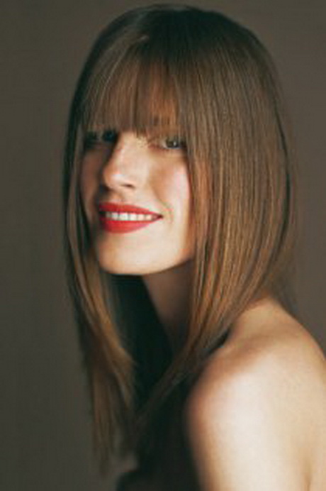 Frisuren lange haare pony stufen Frisuren lange haare pony stufen
