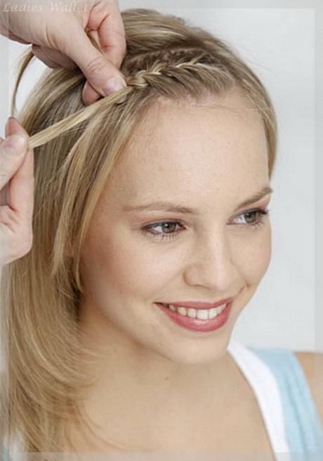 Geflochtene frisuren mit pony - Schönheit und Stil