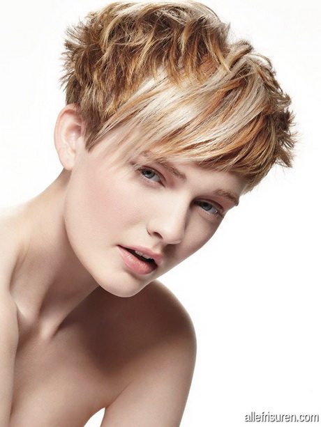 Kurze haare strähnen