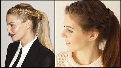 Langhaarfrisuren geflochten