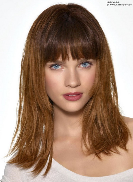 Frisuren Für Mittellange Haare Mit Pony Mittellange haare mit pony - Schönheit und Stil