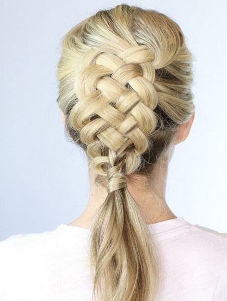 Zopf frisuren für mittellanges haar - Schönheit und Stil