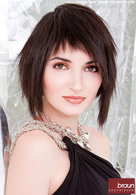 Mittellange fransige frisuren